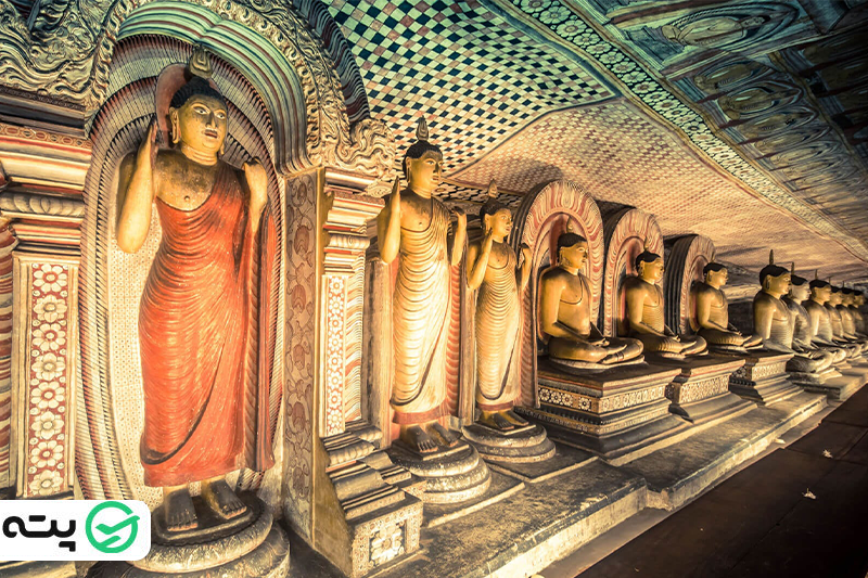 معبد غار دامبولا از جاهای دیدنی سریلانکا