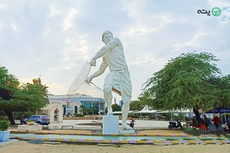 ساحل مرد ماهیگیر کیش
