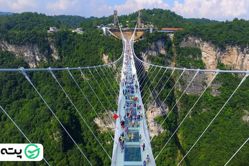 پل های شیشه ای در چین