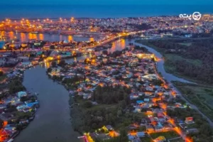 جاهای دیدنی انزلی در شب | از تالاب انزلی تا کلبه وحشت