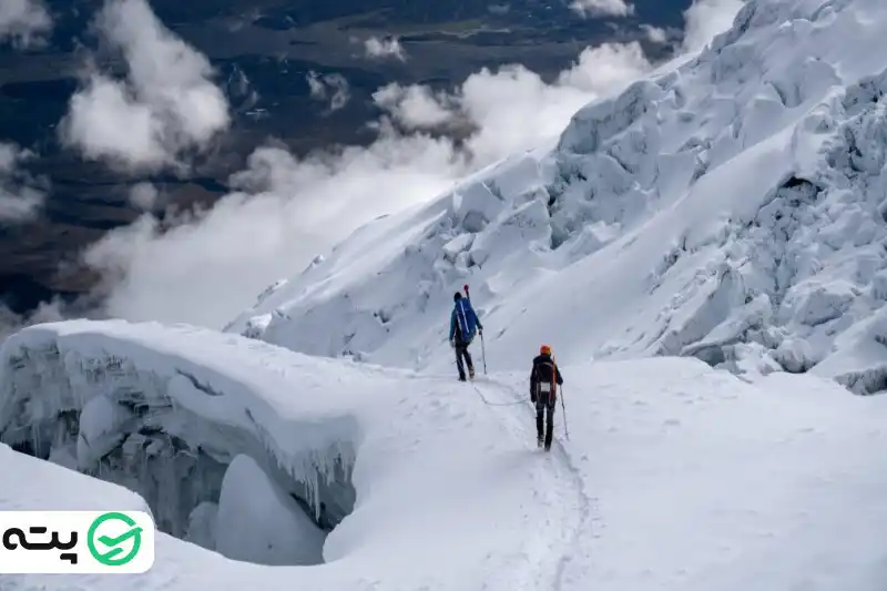 کوهنوردی از تفریحات زمستانی در اردبیل