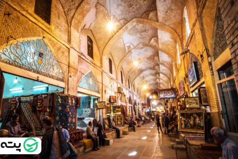 بازار رضای از جاهای دیدنی مشهد در زمستان