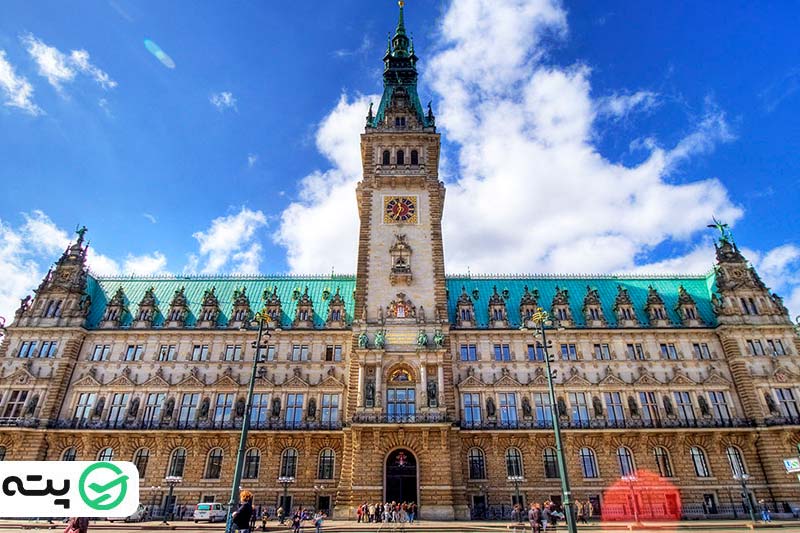 سیتی‌ هال (Hamburg Rathaus) از جاهای دیدنی هامبورگ