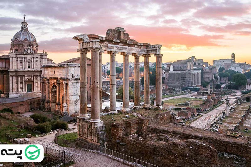 فروم رومی از جاهای دیدنی رم