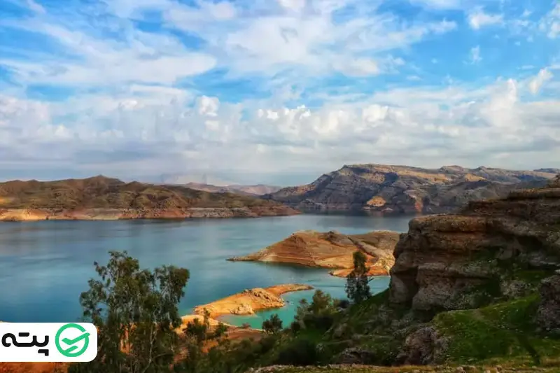 دریاچه شهیون و روستای پامنار