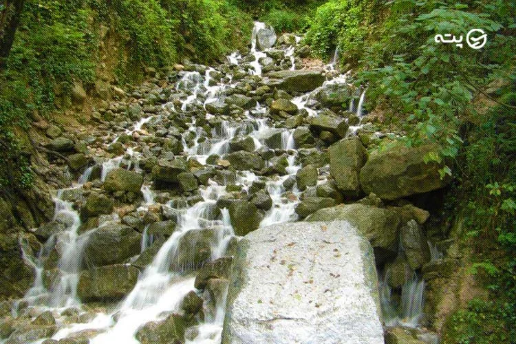 آبشار آب پری از جاهای دیدنی شمال