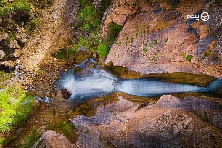 آبشار شاهاندشت از جاهای دیدنی شمال