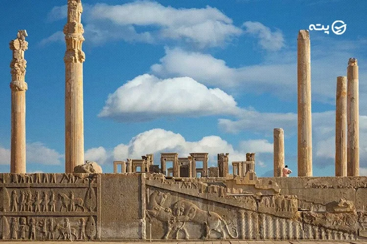تخت جمشید از جاهای دیدنی ایران