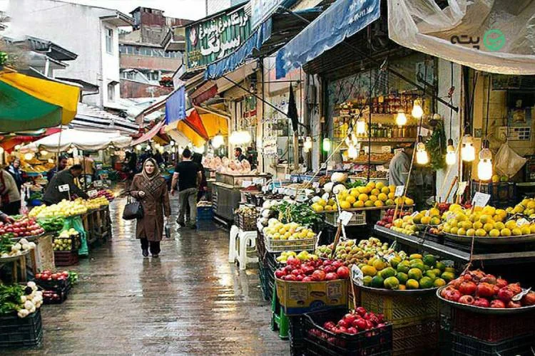 بازار ساحلی آسیای میانه پته