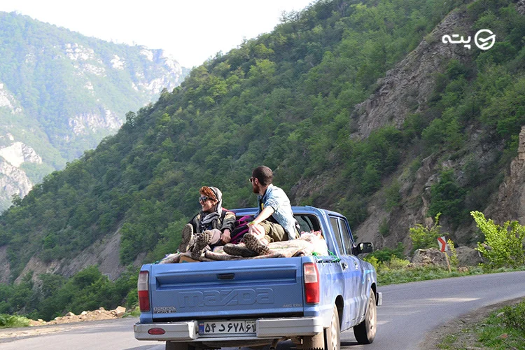 سفر از تهران به رشت با ماشین شخصی پته