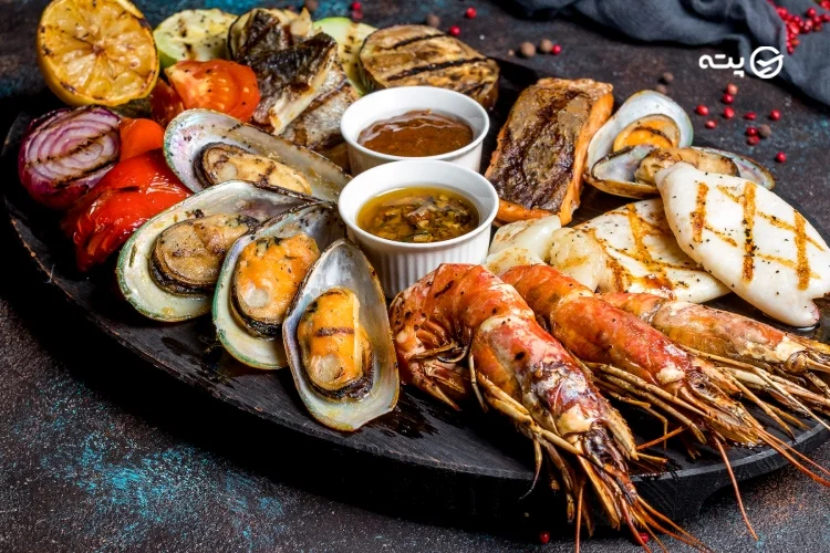 غذاهای دریایی مونت سنت میشل