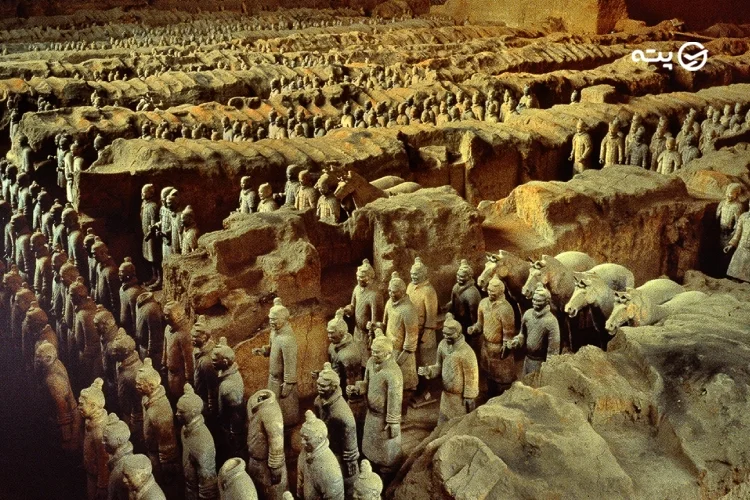 ارتش سفالی از جاهای دیدنی چین