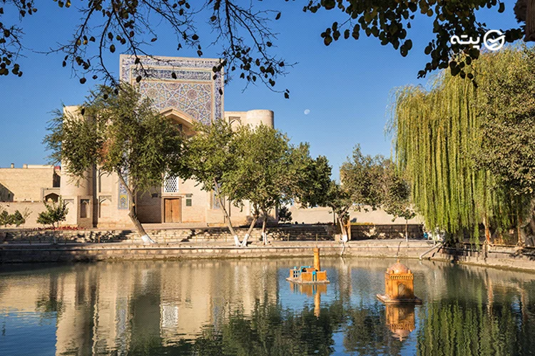 لب حوض از جاهای دیدنی ازبکستان