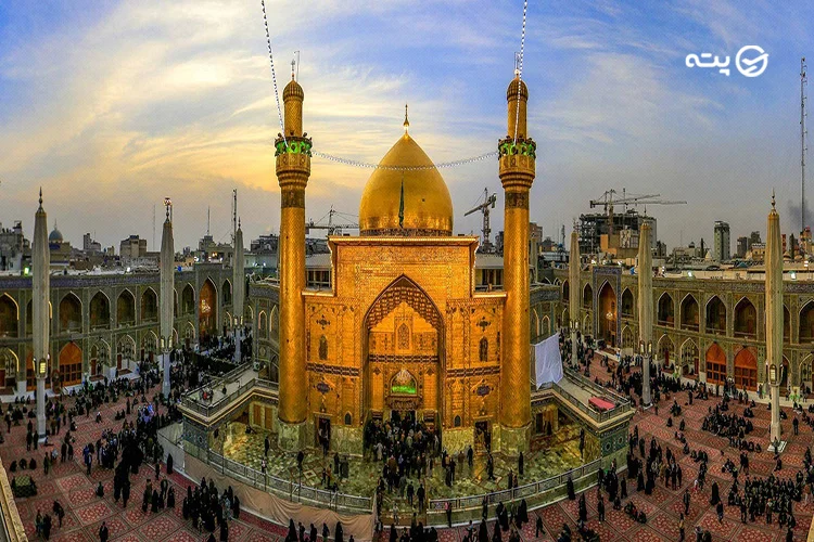 حرم اميرالمؤمنين عليه السلام از مکان های زیارتی نجف