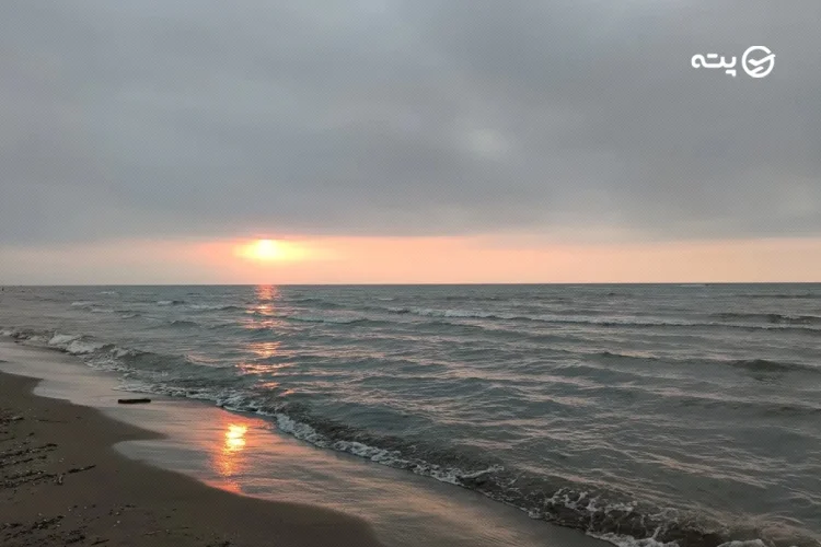 نور از زیباترین سواحل مازندران