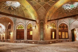 سرای سعدالسلطنه قزوین | بزرگ‌ترین کاروانسرای داخل شهر در ایران