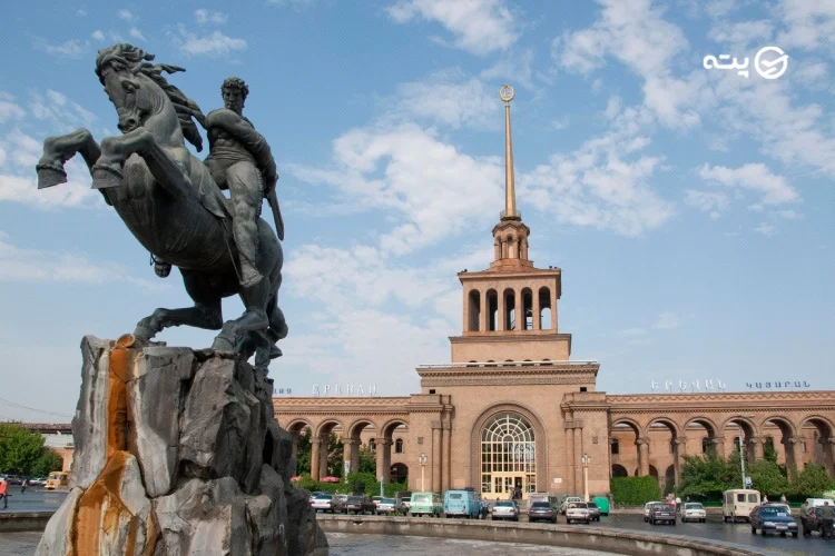 فاصله تهران تا ارمنستان