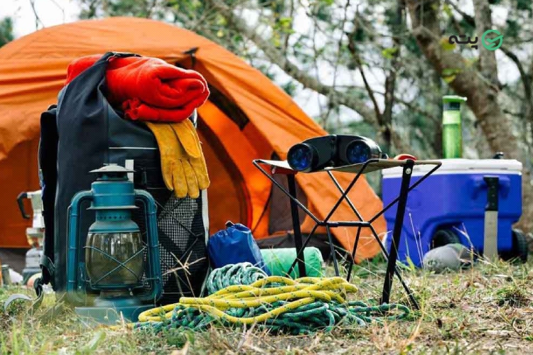  کمپینگ برای اقامت شبانه اطراف جنگل نقله بر