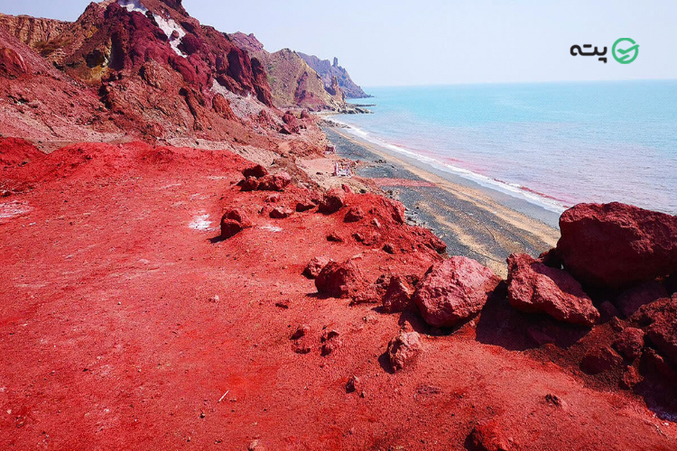 ساحل سنگ مرغان هرمز