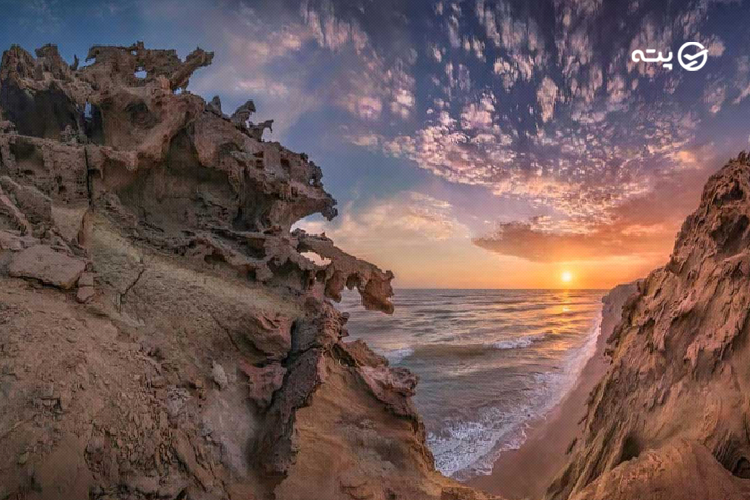 پرتگاه غروب از جاهای دیدنی هرمز