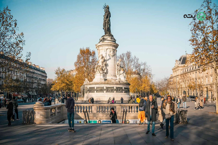 میدان جمهوری پاریس (Place de la République)