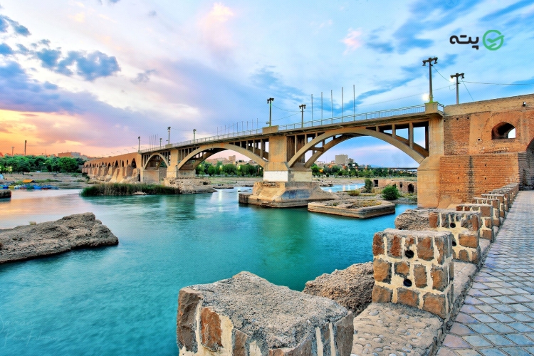 پل قدیم دزفول از جاهای دیدنی خوزستان